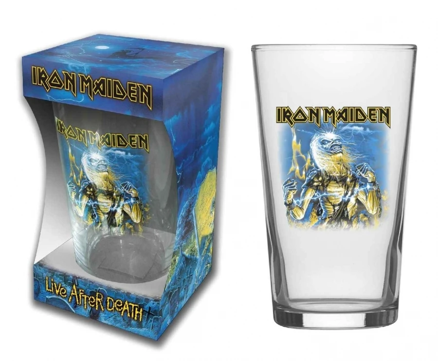 Iron Maiden - Trinkglas - Live after death
